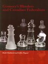 Gomery's Blinders and Canadian Federalism (eBook)